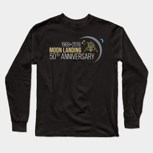 Apollo 11 50th Anniversary NASA Moon Landing Long Sleeve T-Shirt